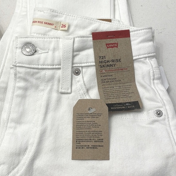 NWT Levi’s 721 High Rise Skinny Jean - Picture 6 of 9